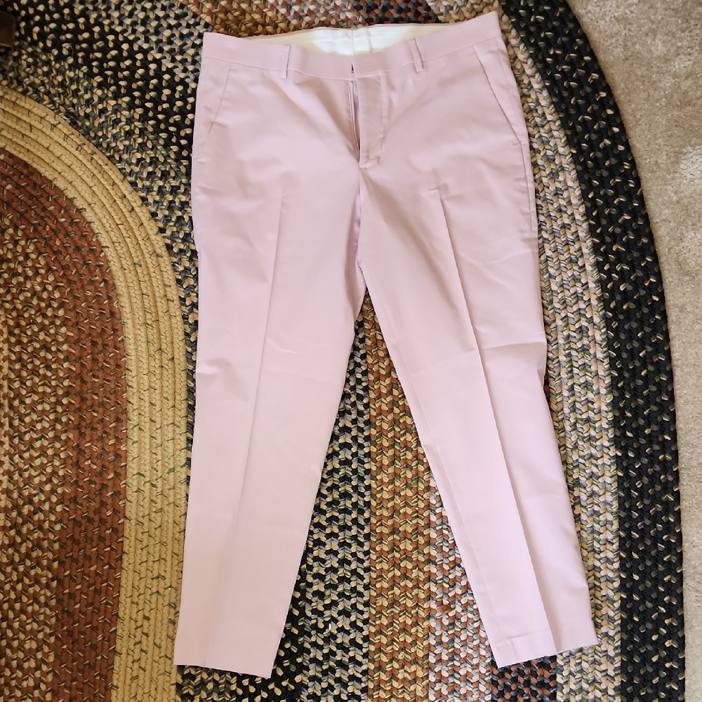 Light Pink Tailored Pants